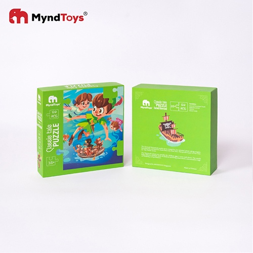 Đồ Chơi Xếp Hình 126 Miếng Ghép Cô Bé Lọ Lem , Peter Pan - Classic Tale Puzzle  -Đồ Chơi Giáo Dục trên 3,5 tuổi