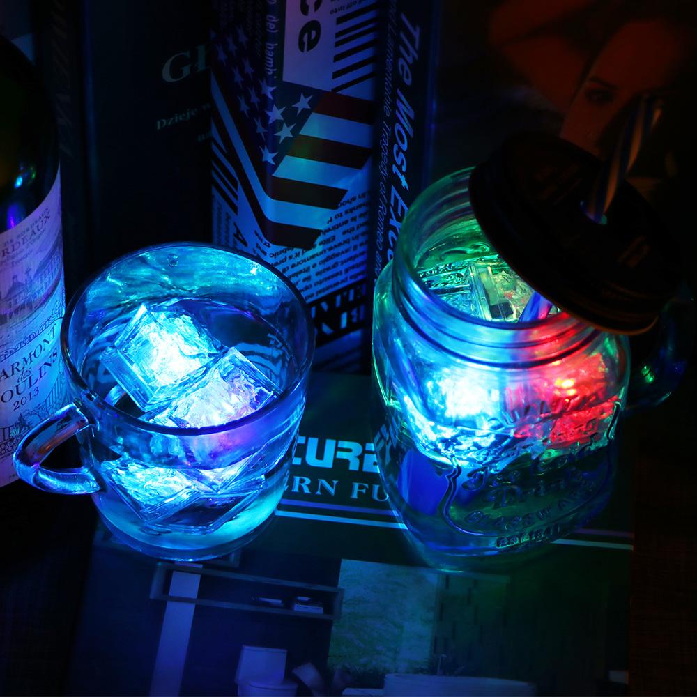 AUGUSTINA 12 Viên Đá Phát Sáng Đèn LED Trang Trí Chai Rượu