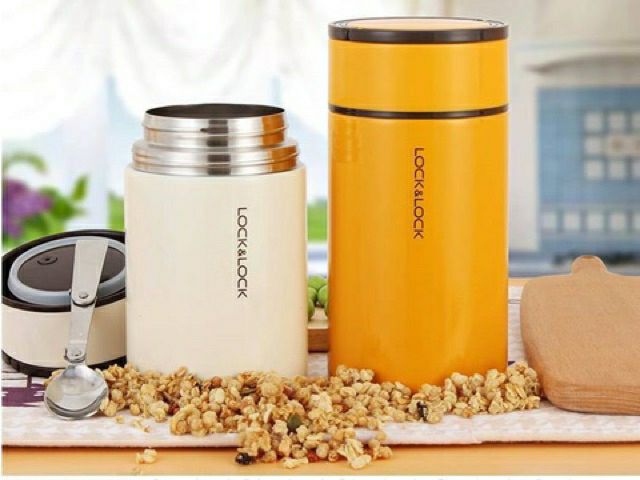 Bình Ủ Cháo Giữ Nhiệt Lock&Lock Dung Tích 750ml LHC8022