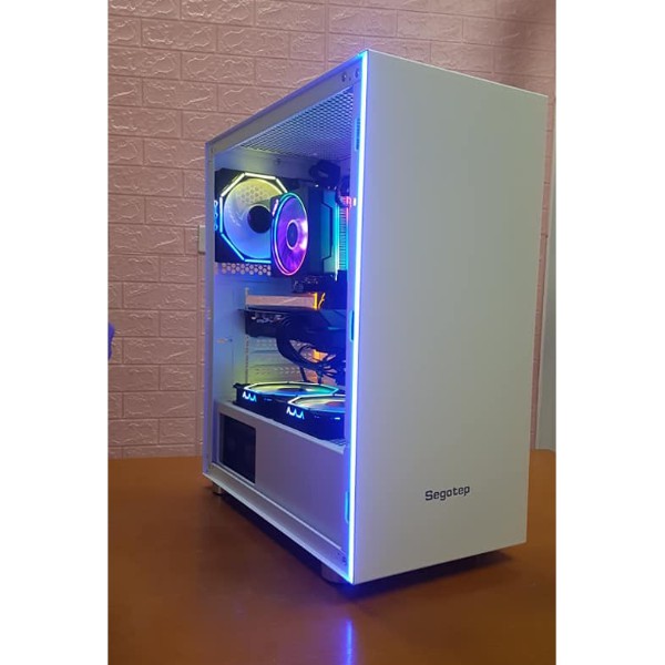 BỘ PC CHIẾN GAME I3 9100F MÀN 27 CONG ( I3 9100F / H310 / RAM 16GB / SSD 120GB / RX 570 8GB ) | BigBuy360 - bigbuy360.vn