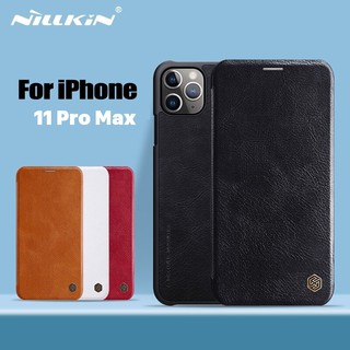 Bao da iphone 11 pro max nillkin qin chính hãng