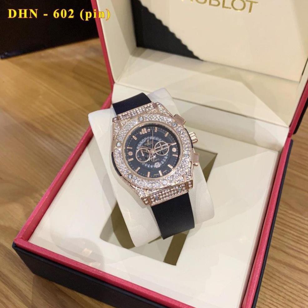 [Chất]  [Free Ship]  Đồng hồ nữ hublot đính đá sang trọng [Bảo hành 12 tháng] tặng hộp cao cấp - Hulo MTP-STORE