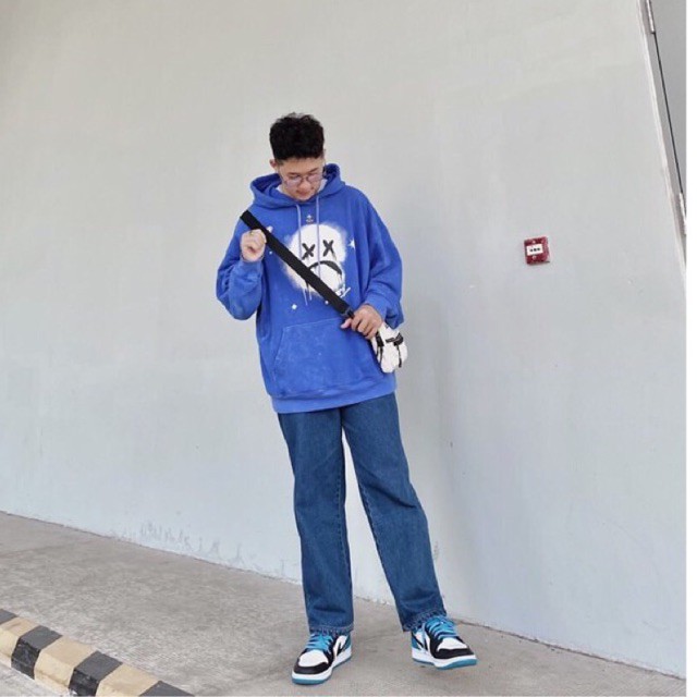 [Mã SKAMA06 giảm 8% tối đa 50K đơn 250K] ÁO HOODIE WASH MÀU XANH | BigBuy360 - bigbuy360.vn