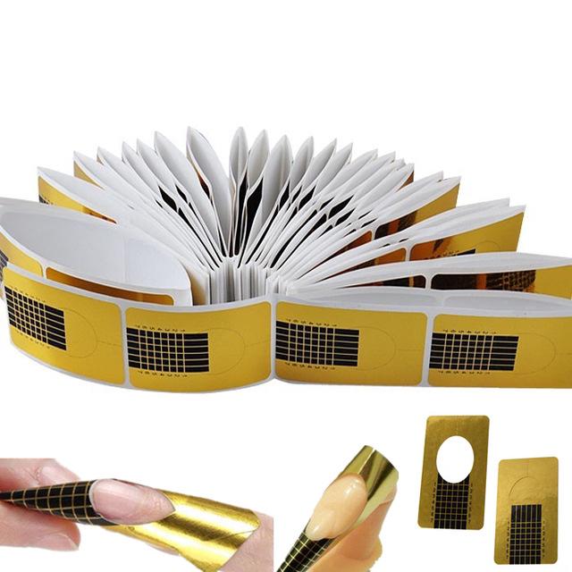 Set 100 miếng dán mở rộng định hình đầu móng