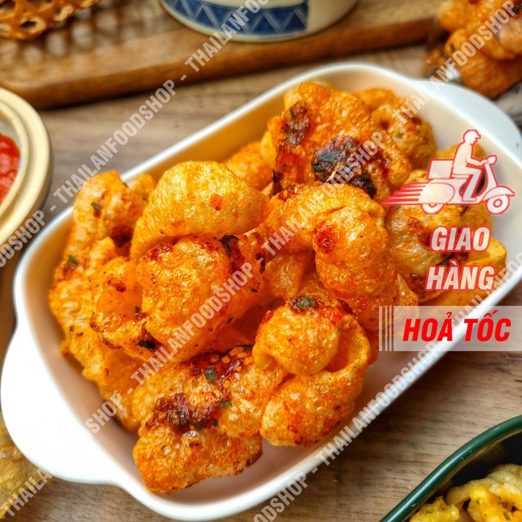 Da Heo Quay Giòn Sốt Mắm Hành Túi 1Kg