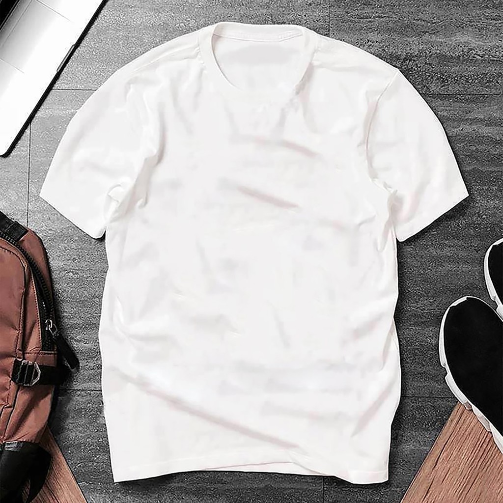 Áo thun trơn đen trắng nam nữ cổ tròn tay ngắn ❤FREESHIP❤ Áo thun unisex đủ size chất vải dày mịn co dãn 4 chiều | BigBuy360 - bigbuy360.vn