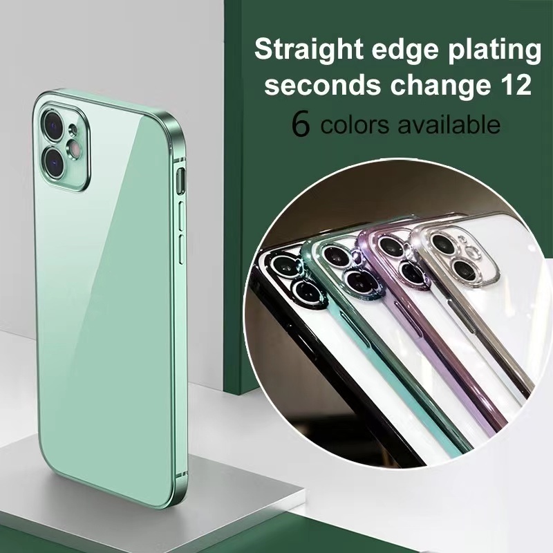 Ốp lưng viền vuông sang trọng dành cho iPhone 11 Pro Max iPhone 12 Pro Max Iphone 13 Pro max