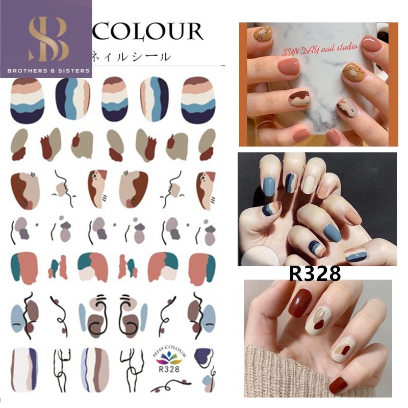 Miếng Dán Trang Trí Móng Tay Họa Tiết Trái Cây 3D Thời Trang Mùa Hè Xinh Xắn