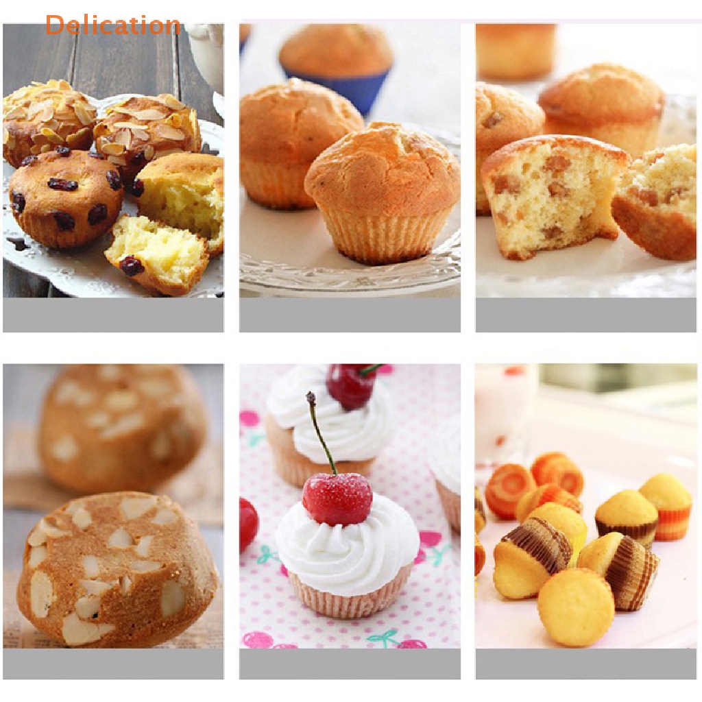 Set 1000 Khuôn Làm Bánh Muffin 25x20mm Tiện Dụng