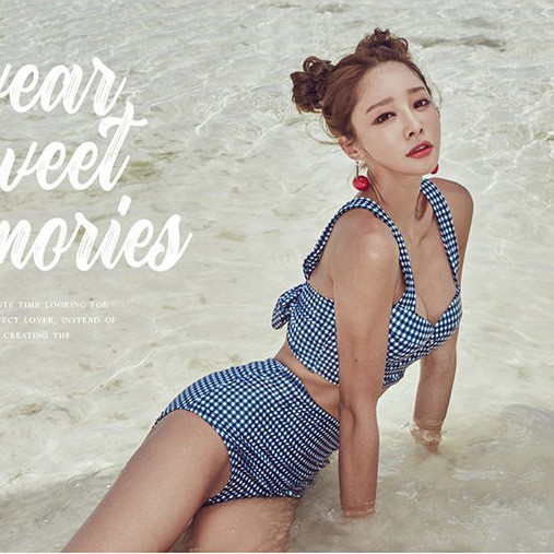 Bộ Đồ Bơi Đi Tắm Biển Nữ Bikini 2 Mảnh Caro sang chảnh-2169 MIỄN PHÍ SHIP TOÀN QUỐC