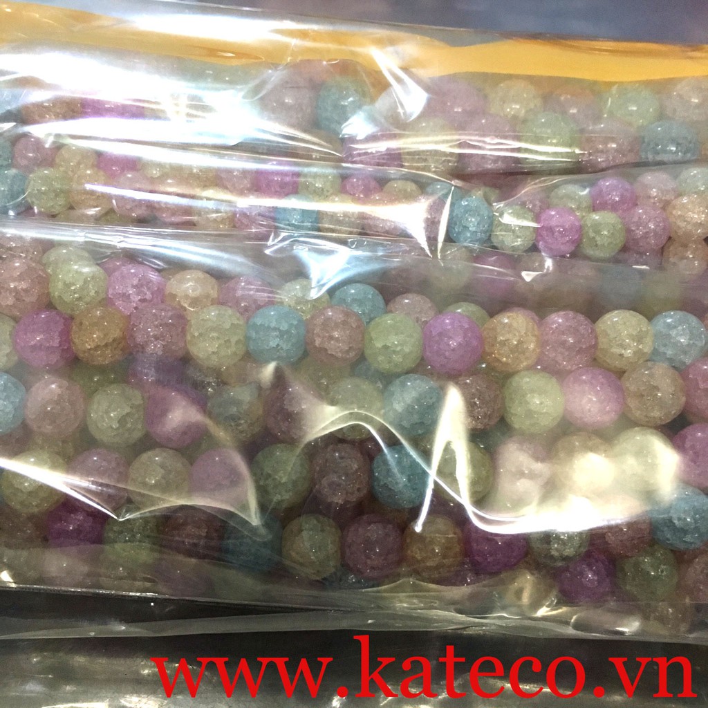 Hạt đá tuyết loại tốt nhiều màu Chuỗi dài 38cm