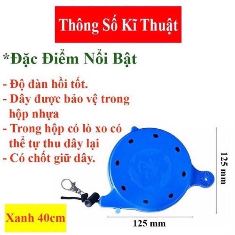 Dây Bảo Hiểm, bảo vệ cần câu đài câu đơn 20m 40m ( + kẹp )