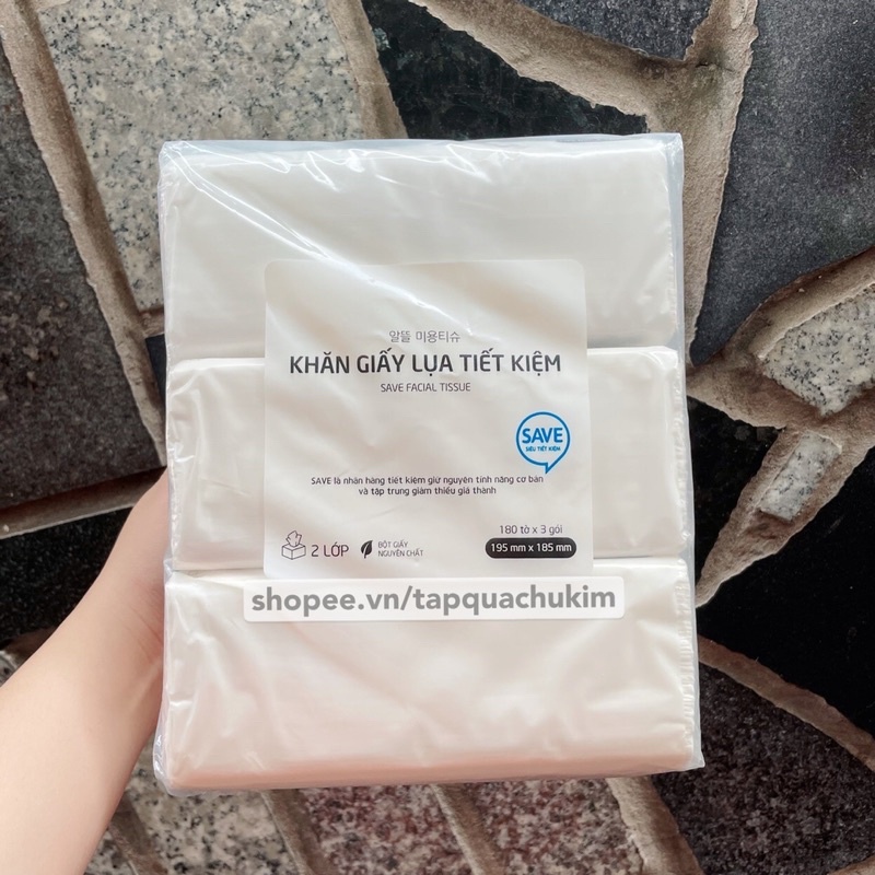 Khăn giấy lụa CHOICE L 180 TỜ tiết kiệm mềm mịn