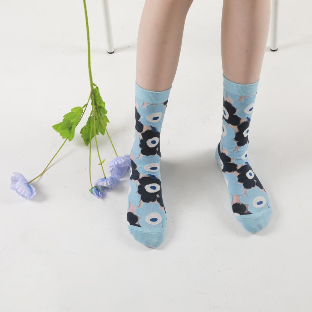 Vớ Lưới Siêu Mỏng Họa Tiết Hoa Lớn Ngọt Ngào Cho Nữ