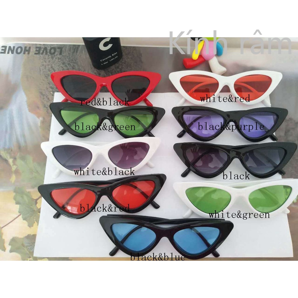 Kính mát hình mắt mèo thiết kế thanh lịch