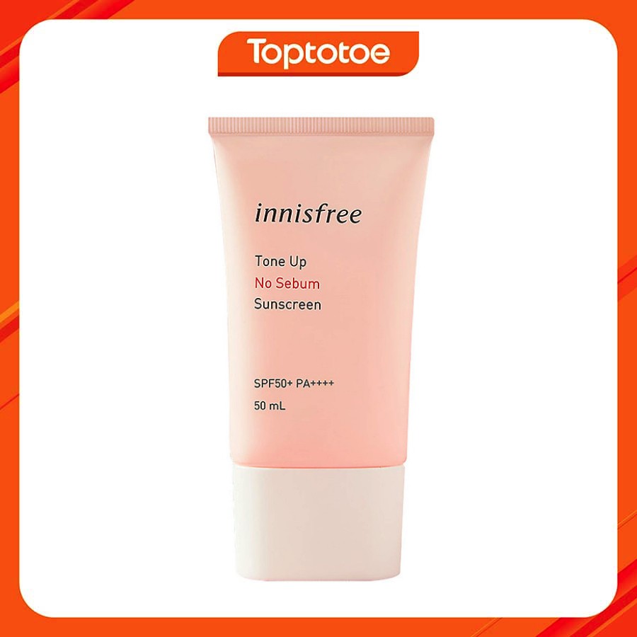 Kem Chống Nắng Nâng Tone Da Kiềm Dầu Innisfree Tone Up No Sebum SPF 50+ PA++++ 50ml