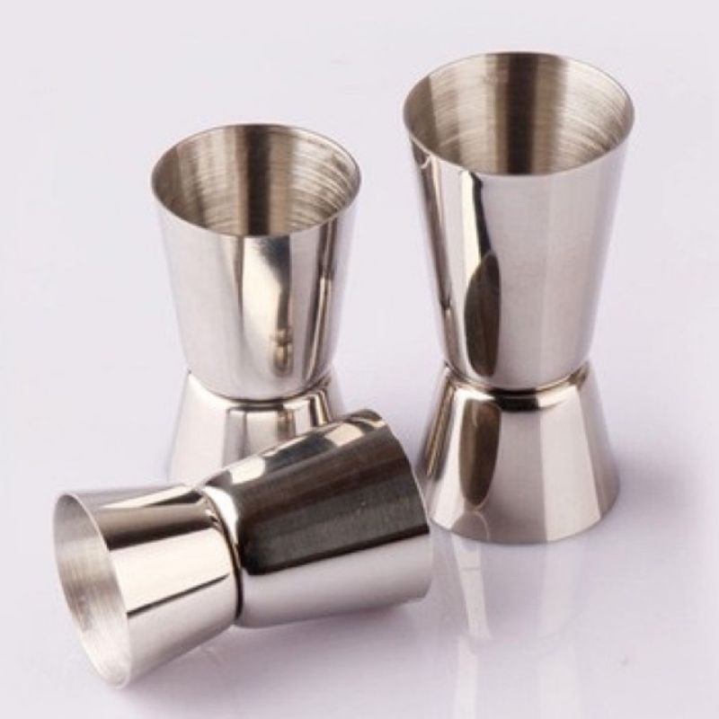 Ly Đong Rượu Inox 2 Đầu Dung Tích Lớn Nhỏ Tiện Lợi