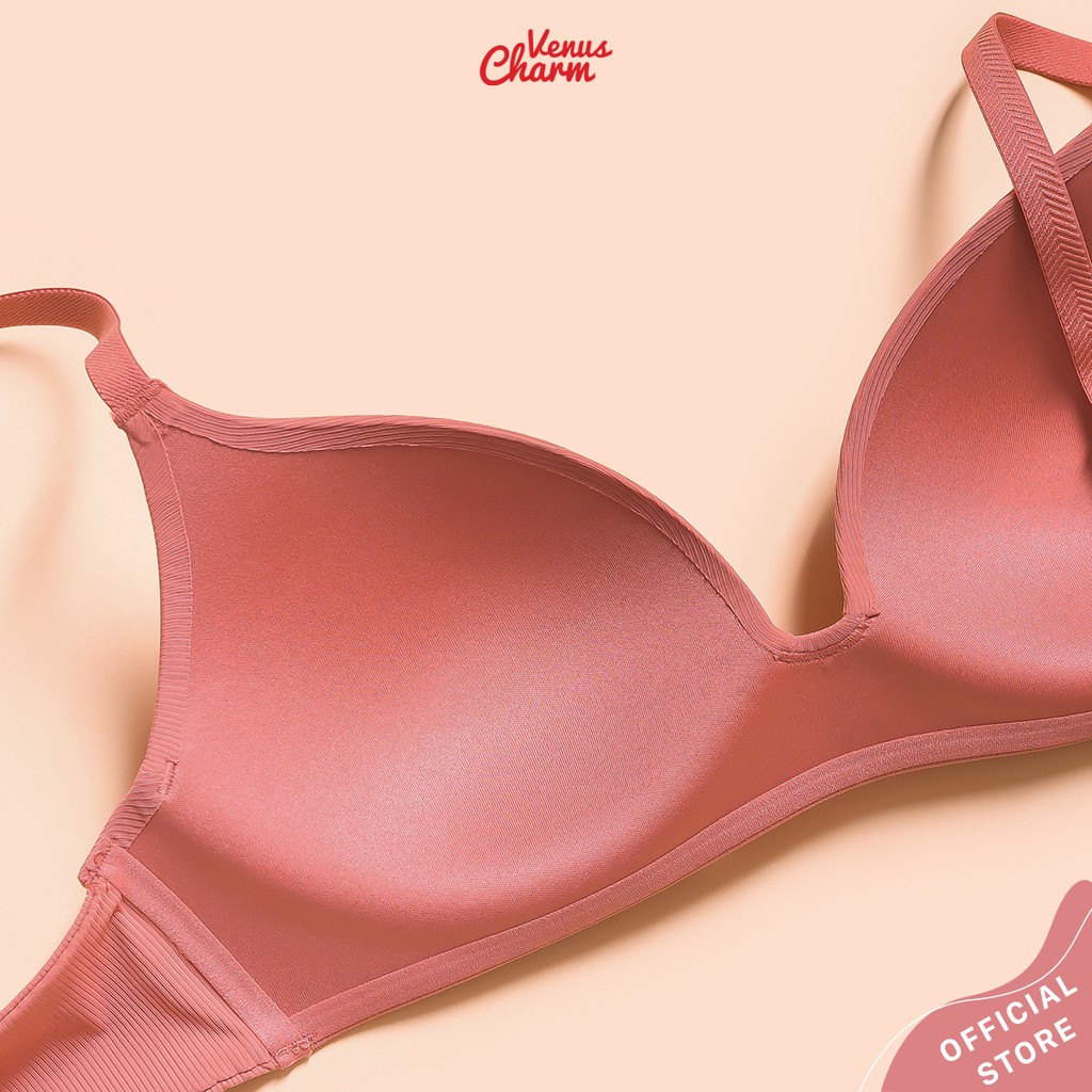 Bộ quần áo lót nữ Venus Charm 1803 đệm mỏng không gọng ôm ngực tự nhiên | BigBuy360 - bigbuy360.vn