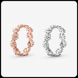 Nhẫn tạo hình vương miện hoa cúc