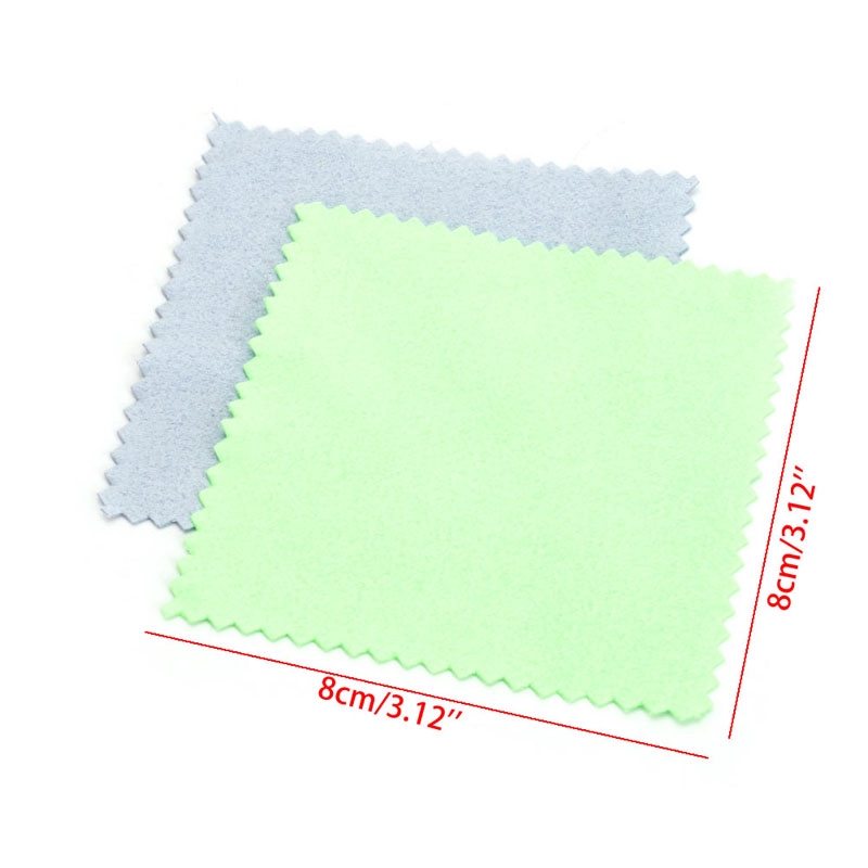 Bộ 10 khăn lau chuyên dụng đánh bóng đồ trang sức vàng bạc