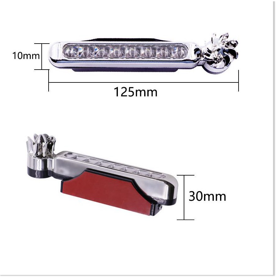 Đèn trang trí xe hơi 💯 GIÁ VỐN  Đèn Led 8 bóng chạy năng lượng  gió gắn vào xe máy,đồ chơi xe máy thông minh 8247