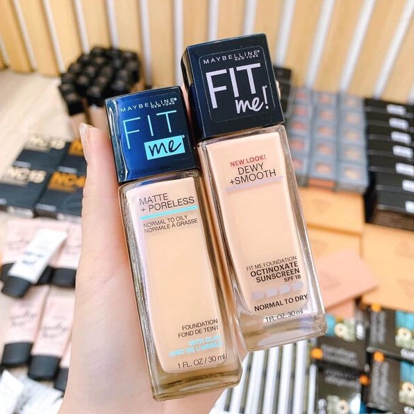 Kem nền kiềm dầu Maybelline Fit Me Matte Poreless Foundation 30ml [Nika Cosmetics]