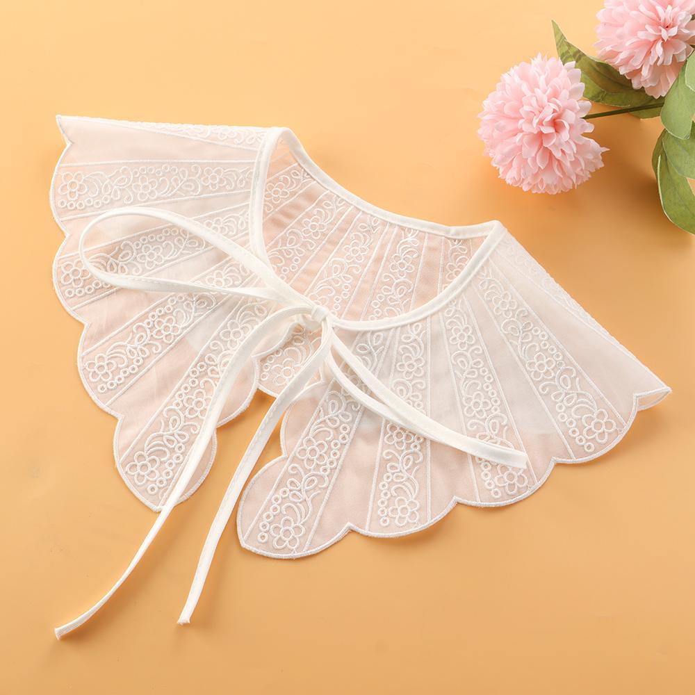 Cổ Áo Sơ Mi Ren Giả Chống Nắng Đa Năng Tháo Rời Được Thời Trang Cho Nữ