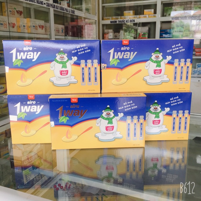 SIRO 1WAY - Giảm Ho, Đờm Cho Trẻ, An Toàn Cho Trẻ Nhỏ
