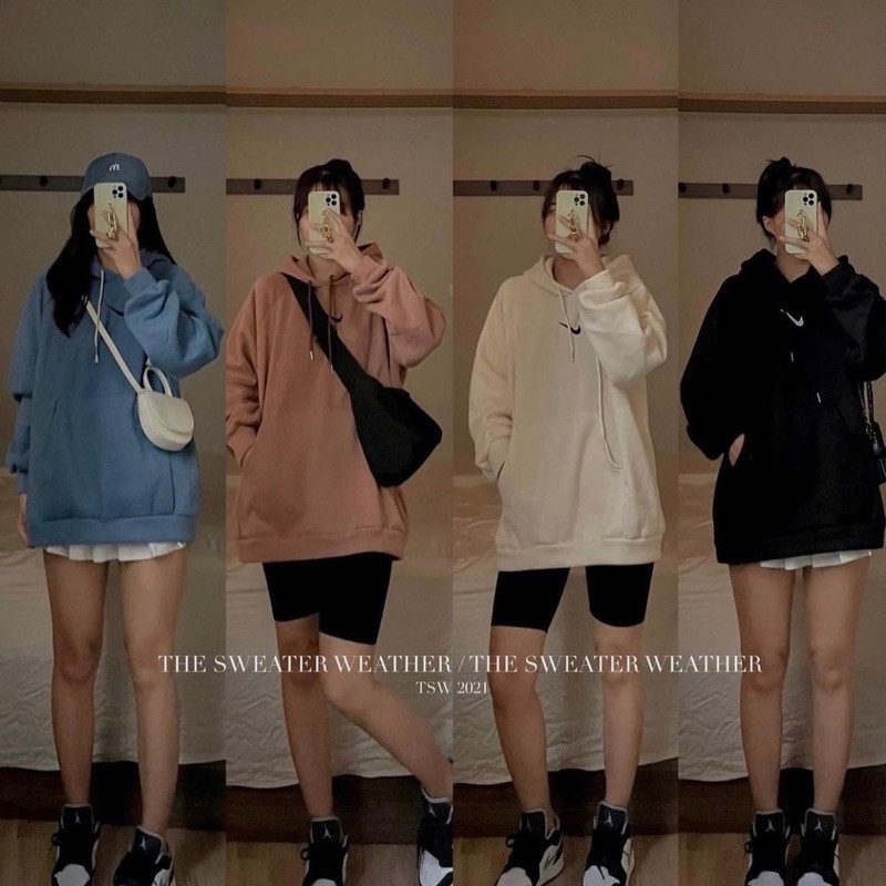 Áo hoodie unisex QC form to chất dày Kaylee | BigBuy360 - bigbuy360.vn