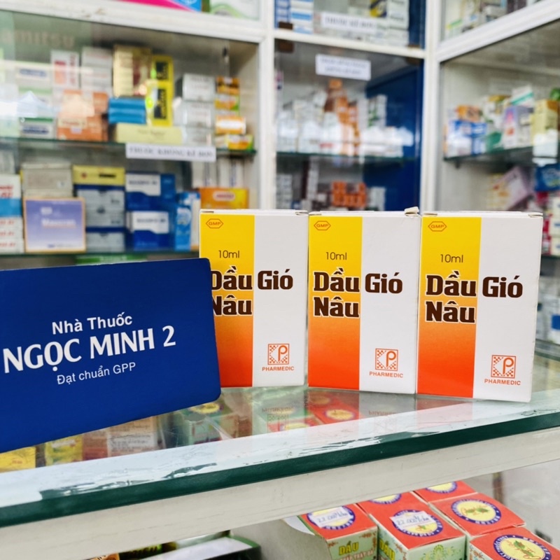 ✅ [Chính Hãng] Dầu Gió Nâu (Chai lớn 10 ml ) hàng chính hãng công ty Pharmadic