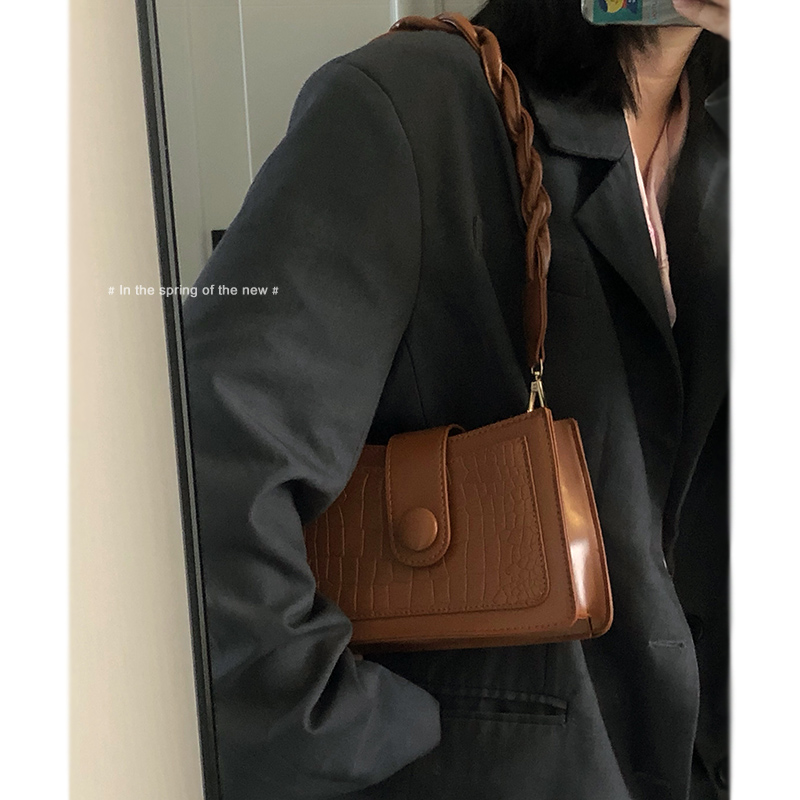 Túi Đeo Vai Hình Vuông Cỡ Nhỏ Thiết Kế Đơn Giản Thời Trang Cho Nữ