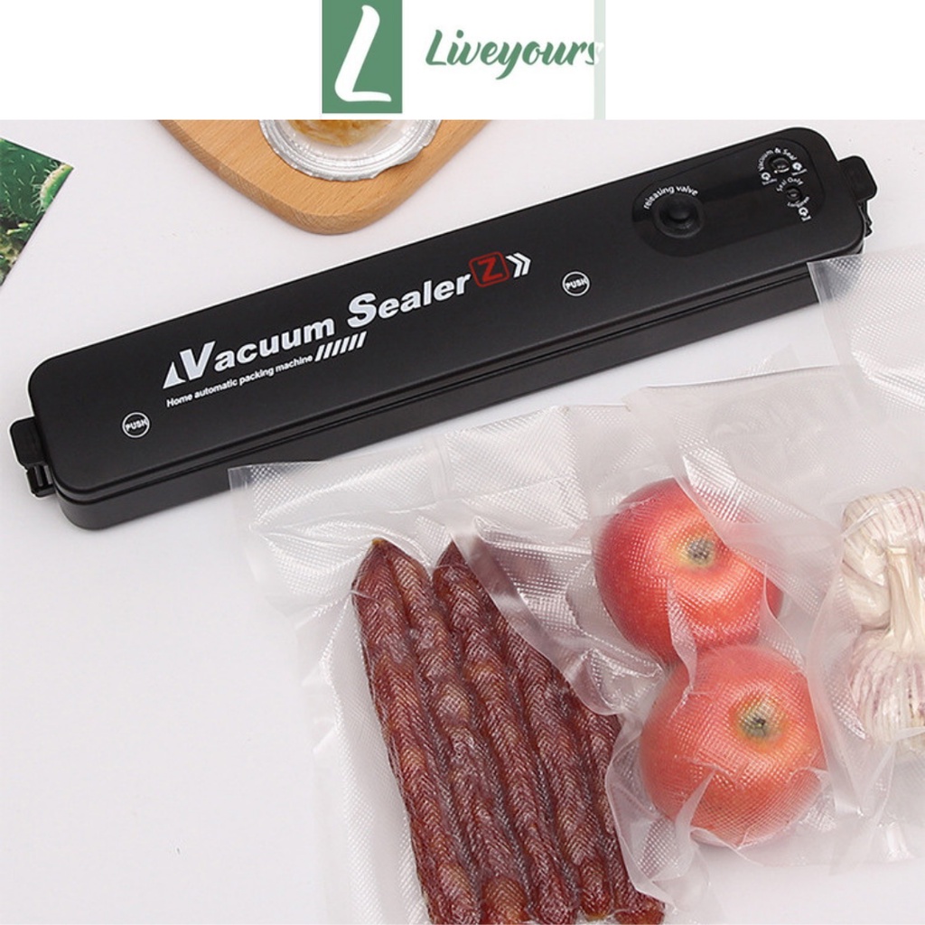 Máy Hút Chân Không Thực Phẩm Kèm Hàn Miệng Túi Vacuum Sealer - Liveyours