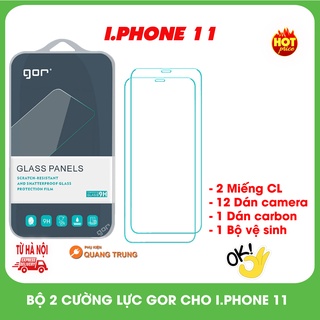 Bộ 2 miếng cường lực gor dành cho i.phone 11,bảo vệ cực tốt