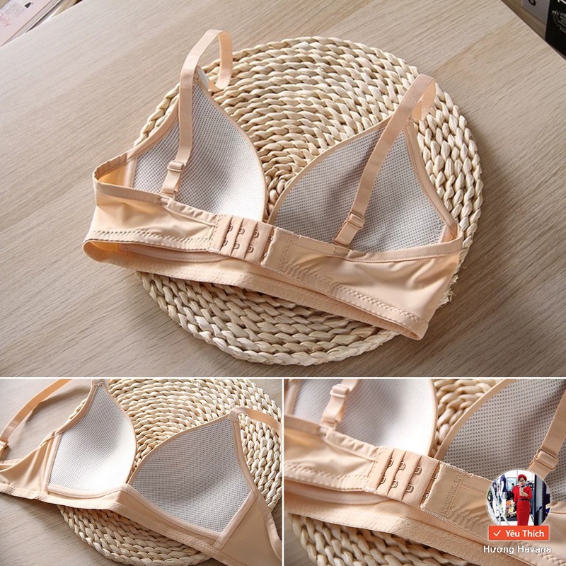 Áo lót su trơn đệm mỏng kiểu nhật - hàng xịn túi zip FLA10 | BigBuy360 - bigbuy360.vn