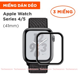 Miếng dán PPF cho màn hình Apple watch Series 4 Series 5 full màn hình tràn viền - combo 3 miếng