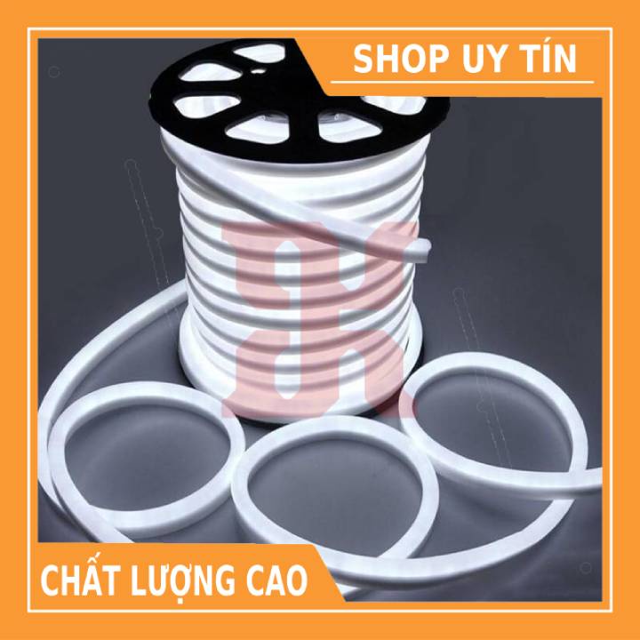 (Hàng Mới Về) Cuộn 5m led neon bọc silicone chống nước uốn chữ điện 12V chưa bao gồm nguồn và dây nối