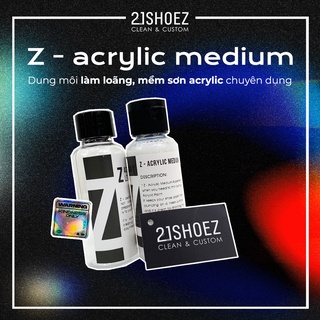 Dung môi Z - Acrylic Medium Làm Mềm Sơn Acrylic Custom Giày
