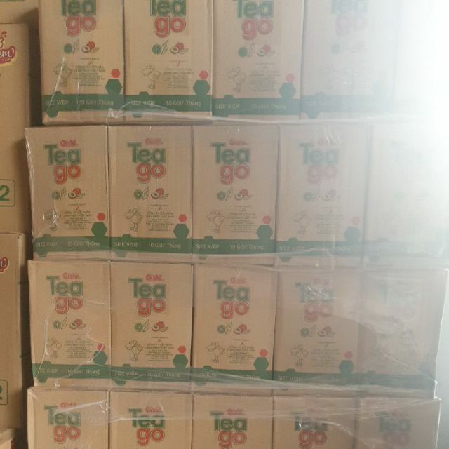 COMBO 50 Bịch trà xanh đủ vị Tea Go Oishi 200gr. Chỉ 3k/ gói