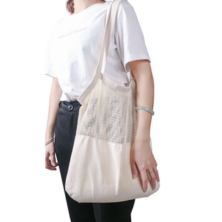 Túi tote phối lưới