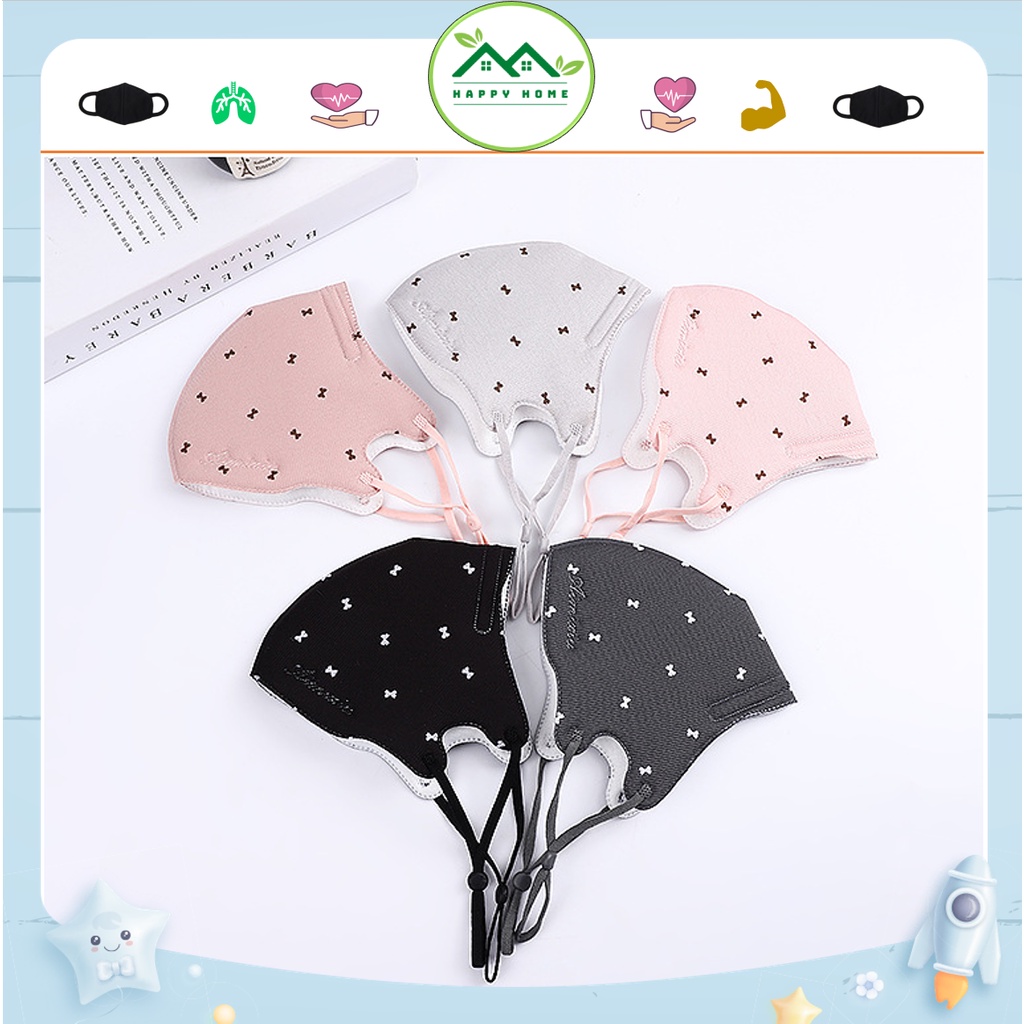 Khẩu Trang Cotton Chống Bụi Mịn Thoáng Khí Có Thể Giặt Và Tái Sử Dụng