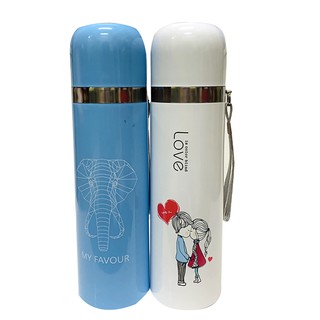 Bình giữ nhiệt học sinh cute 500ml - Có ca (Còn hàng -trợ ship 5k)