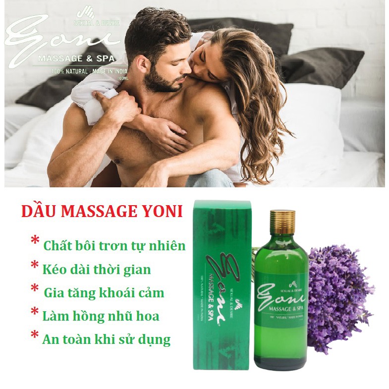 Dầu Massage Tăng Khoái Cảm Kích Thích Hưng Phấn YONI