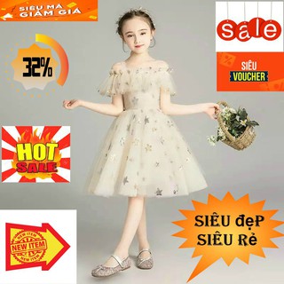 Đầm ngôi sao cho bé gái cao cấp 13kg-40kg