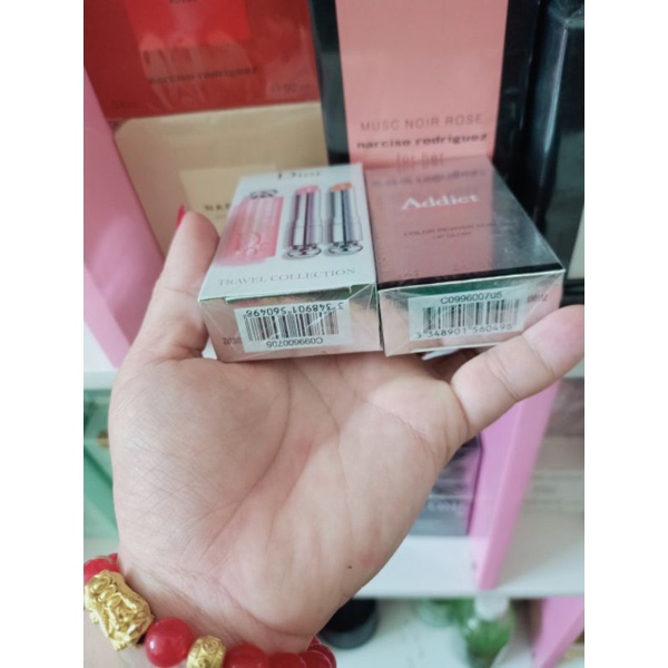 SÉT Bộ 2 SON DƯỠNG DIOR ADDICT LIP GLOW - màu 01 04
