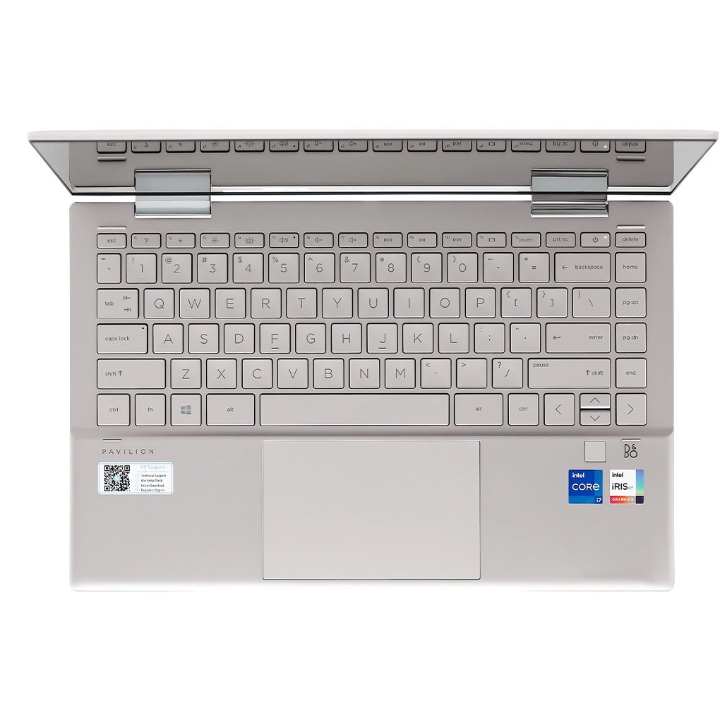 Laptop HP Pavilion x360 14 dy0075TU i7 1165G7/8GB/512GB/14"F/Touch/Pen/Win11//Vàng - Hàng chính hãng