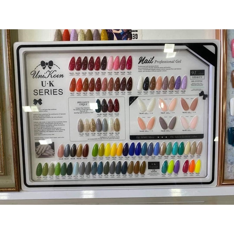 Sơn gel UK cao cấp công nghệ Nhật Bản - siêu đặc mướt mã 47-&gt;91