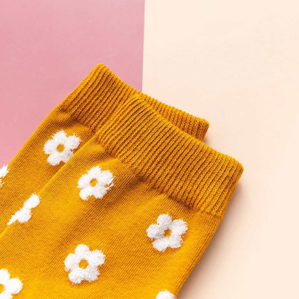 Vớ dài đến mắt cá chân mềm mại in họa tiết hoa nhiều màu dễ thương cho nữ