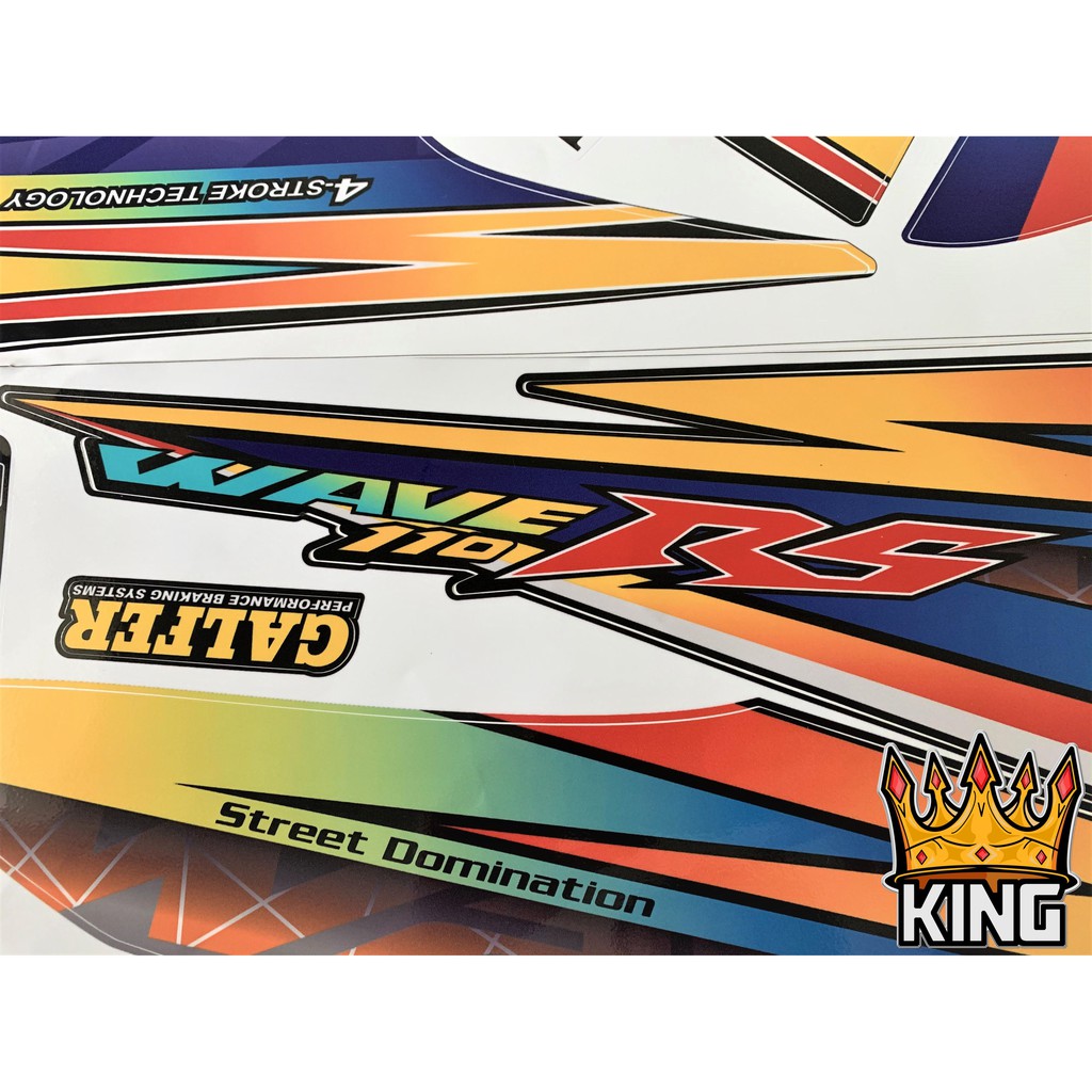 Tem Rời Wave RS 110cc KinG - Ảnh Thật