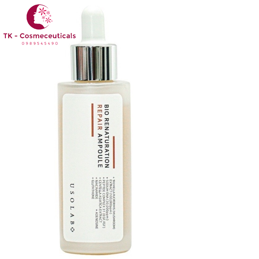 Serum Tế Bào Gốc Usolab Bio Renaturation Repair Ampoule Giúp Tái Tạo Da, Chống Lão Hóa, Phục Hồi Da - 50ml