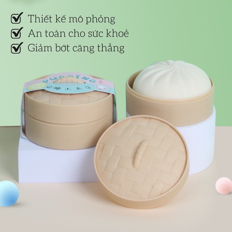 ĐỒ CHƠI BÁNH BAO SQUISHY GIÚP GIẢM STRESS CỰC ĐÃ/ BÁNH BAO BÓP BÓP